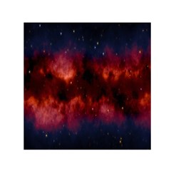 Astronomy Space Galaxy Fog Small Satin Scarf (square) by Nexatart