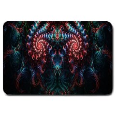 Abstract Background Texture Pattern Large Doormat  by Nexatart