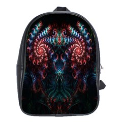 Abstract Background Texture Pattern School Bag (xl)