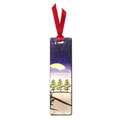 Background Christmas Snow Figure Small Book Marks