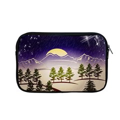 Background Christmas Snow Figure Apple MacBook Pro 13  Zipper Case