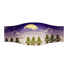 Background Christmas Snow Figure Stretchable Headband