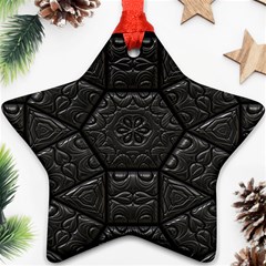 Emboss Luxury Artwork Depth Ornament (Star)