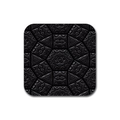 Emboss Luxury Artwork Depth Rubber Coaster (Square) 