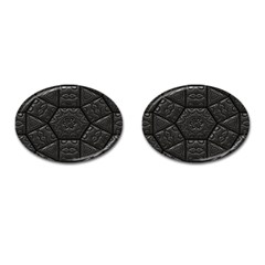 Emboss Luxury Artwork Depth Cufflinks (Oval)