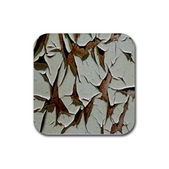 Dry Nature Pattern Background Rubber Coaster (square)  by Nexatart