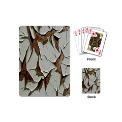 Dry Nature Pattern Background Playing Cards (mini)  by Nexatart