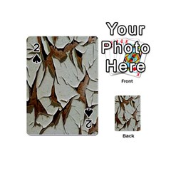 Dry Nature Pattern Background Playing Cards 54 (mini)  by Nexatart