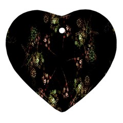 Fractal Art Digital Art Ornament (heart) by Nexatart