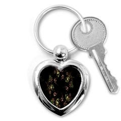 Fractal Art Digital Art Key Chains (Heart) 