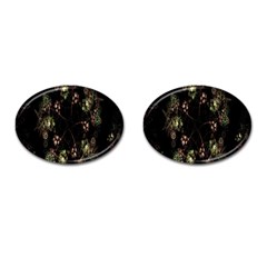 Fractal Art Digital Art Cufflinks (Oval)