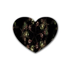 Fractal Art Digital Art Heart Coaster (4 pack) 