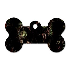 Fractal Art Digital Art Dog Tag Bone (Two Sides)