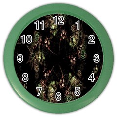 Fractal Art Digital Art Color Wall Clocks