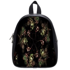 Fractal Art Digital Art School Bag (Small)