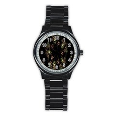 Fractal Art Digital Art Stainless Steel Round Watch