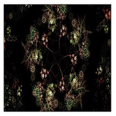 Fractal Art Digital Art Large Satin Scarf (Square)