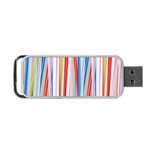 Background Decorate Colors Portable USB Flash (Two Sides) Front