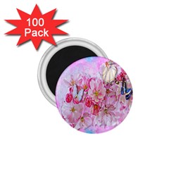 Nice Nature Flowers Plant Ornament 1 75  Magnets (100 Pack)  by Nexatart