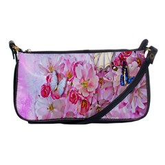 Nice Nature Flowers Plant Ornament Shoulder Clutch Bags by Nexatart