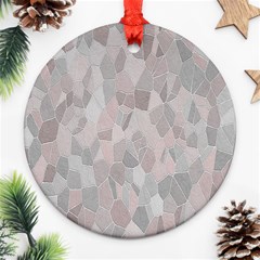 Pattern Mosaic Form Geometric Ornament (round) by Nexatart