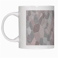 Pattern Mosaic Form Geometric White Mugs by Nexatart