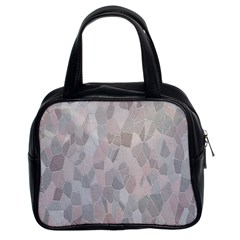 Pattern Mosaic Form Geometric Classic Handbags (2 Sides) by Nexatart