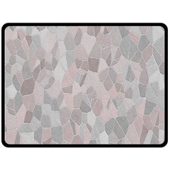 Pattern Mosaic Form Geometric Fleece Blanket (large)  by Nexatart