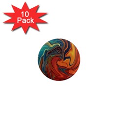 Creativity Abstract Art 1  Mini Magnet (10 Pack)  by Nexatart