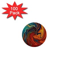 Creativity Abstract Art 1  Mini Buttons (100 Pack)  by Nexatart