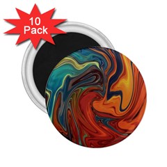 Creativity Abstract Art 2 25  Magnets (10 Pack)  by Nexatart