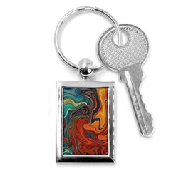 Creativity Abstract Art Key Chains (rectangle)  by Nexatart