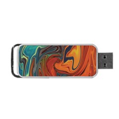 Creativity Abstract Art Portable Usb Flash (one Side) by Nexatart