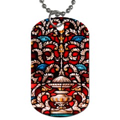 Decoration Art Pattern Ornate Dog Tag (one Side) by Nexatart