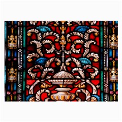 Decoration Art Pattern Ornate Large Glasses Cloth (2-side) by Nexatart