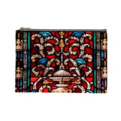 Decoration Art Pattern Ornate Cosmetic Bag (large)  by Nexatart