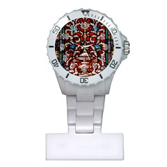 Decoration Art Pattern Ornate Plastic Nurses Watch by Nexatart