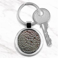 Droplets Pane Drops Of Water Key Chains (round)  by Nexatart