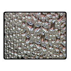 Droplets Pane Drops Of Water Fleece Blanket (small) by Nexatart