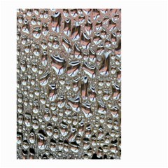 Droplets Pane Drops Of Water Small Garden Flag (two Sides) by Nexatart