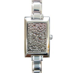 Droplets Pane Drops Of Water Rectangle Italian Charm Watch by Nexatart