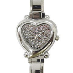 Droplets Pane Drops Of Water Heart Italian Charm Watch by Nexatart