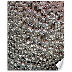 Droplets Pane Drops Of Water Canvas 16  X 20   by Nexatart