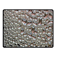 Droplets Pane Drops Of Water Double Sided Fleece Blanket (small)  by Nexatart