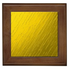 Golden Texture Rough Canvas Golden Framed Tiles