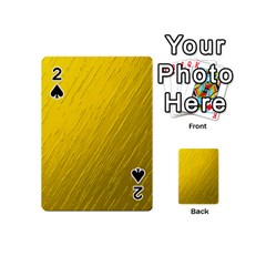 Golden Texture Rough Canvas Golden Playing Cards 54 (Mini) 