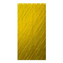 Golden Texture Rough Canvas Golden Shower Curtain 36  x 72  (Stall) 