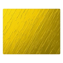 Golden Texture Rough Canvas Golden Double Sided Flano Blanket (Large) 