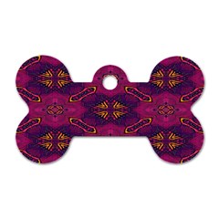 Pattern Decoration Art Abstract Dog Tag Bone (one Side)