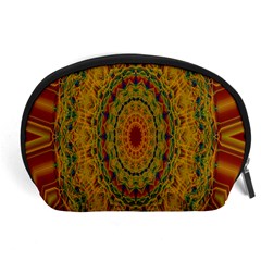 India Mystic Background Ornamental Accessory Pouches (large)  by Nexatart